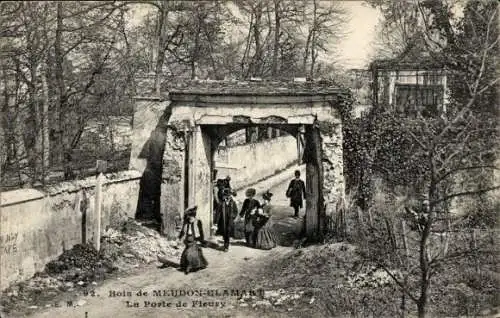 Ak Meudon Clamart Hauts de Seine, La Porte de Fleury