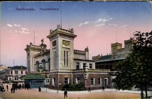 Ak Saarbrücken, Hauptbahnhof