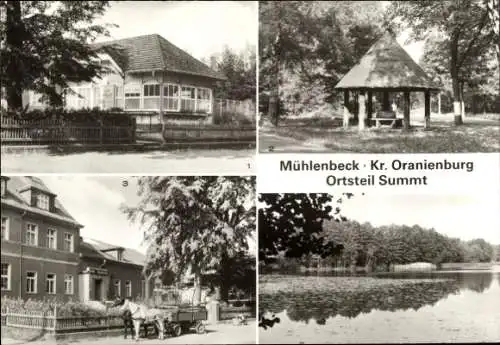 Ak Mühlenbeck Ortsteil Summt Oberhavel, Cafè Summter See, Gaststätte, Pavillon