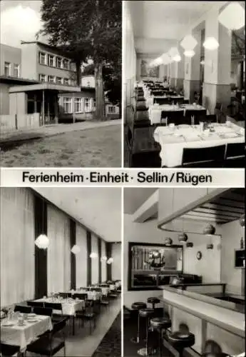 Ak Ostseebad Sellin auf Rügen, Ferienheim Einheit, Innenansichten