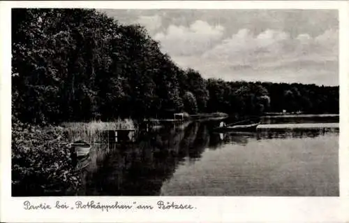 Ak Strausberg in der Mark, Ufer bei Rotkäppchen am Bötzsee