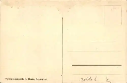 Ak Berlin Wilmersdorf Grunewald, Hundekehlensee
