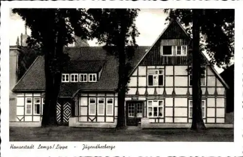 Ak Lemgo Lippe, Blick auf die Jugendherberge