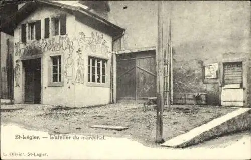 CPA Saint Légier La Chiésaz Canton de Vaud, Atelier du marechal