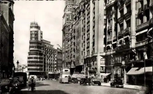 Ak Madrid Spanien, José Antonio Avenue