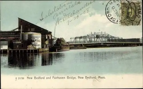 PC New Bedford Massachusetts USA, Fairhaven Bridge