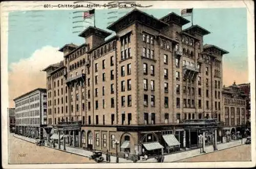 Ak Columbus Ohio USA, Chittenden Hotel