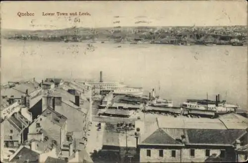 Ak Quebec Kanada, Lower Town, Levis