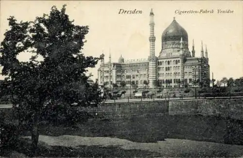 Ak Dresden Altstadt Seevorstadt, Cigaretten-Fabrik Yenidze, Salem Aleiks, orientalische Archit...