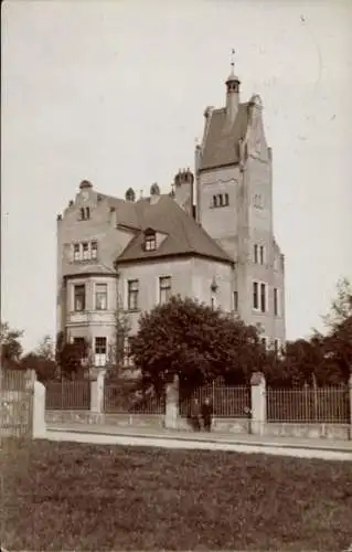 Foto Ak Bischofswerda in Sachsen, Villa, Turm