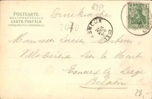 Ak Ahrensburg in Holstein, an den Buden