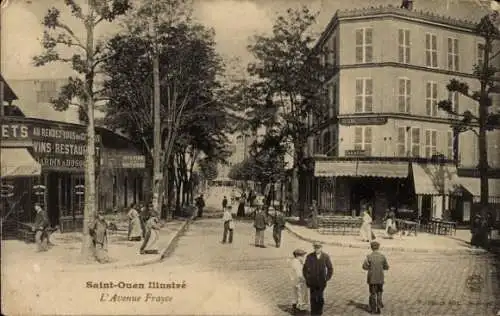 CPA Saint-Ouen Seine-Saint-Denis, L'Avenue Frayce