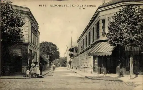 CPA Alfortville Val de Marne, Rue Raspail