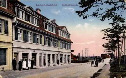 Ak Leopoldshöhe in Lippe, Bahnhofstraße