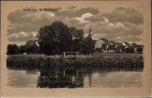 Ak Wendisch Buchholz Märkisch Buchholz Dahme Spreewald, Teilansicht