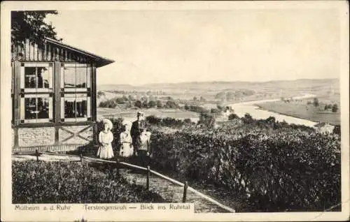 Ak Mülheim an der Ruhr, Tersteegensruh, Aussicht ins Ruhrtal