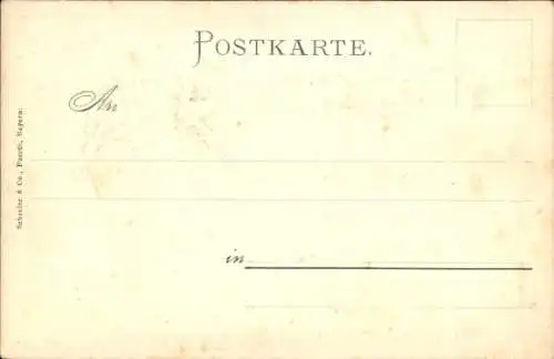 Präge Wappen Ak Baden, Krone