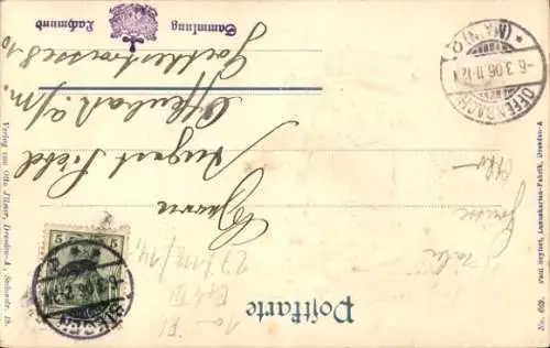 Präge Wappen Ak Baden, Krone