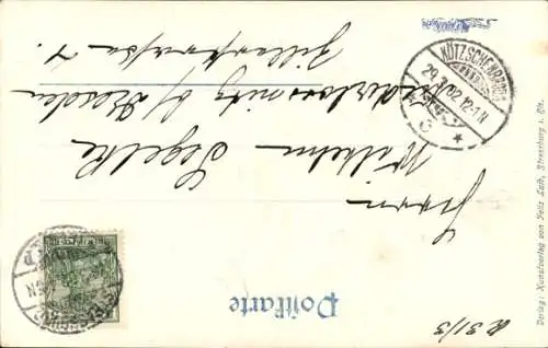 Präge Wappen Ak Straßburg Elsass Bas Rhin, Ritter, Löwen