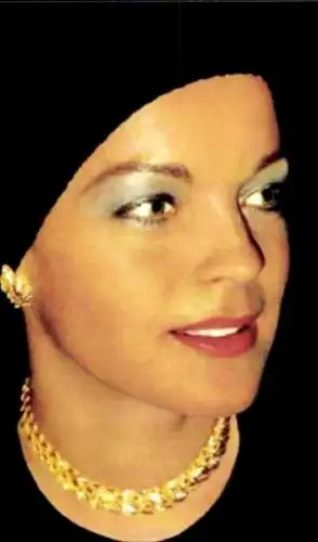 Ak Schauspielerin Romy Schneider, Portrait