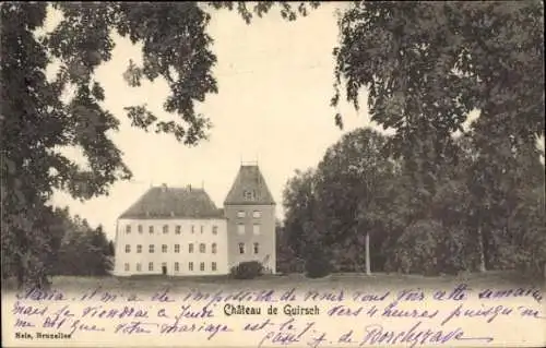 CPA Guirsch Arlon Aarlen Wallonie Luxembourg, Château