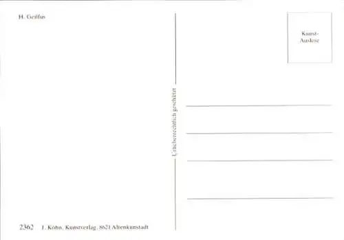 Künstler Ak Geilfus, H., Der Jäger und sein Hund