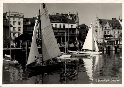 Ak Rorschach Kt. St. Gallen Schweiz, Hafen
