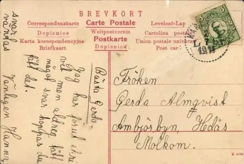 Ak Karlovy Vary Karlsbad Stadt, Haga