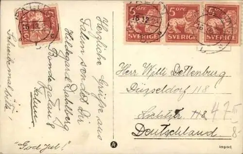 Ak Falun Schweden, Stora torget