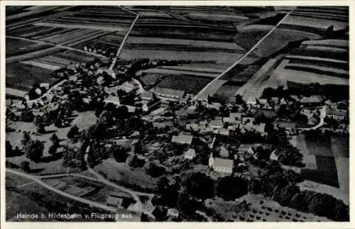 Ak Heinde Bad Salzdetfurth in Niedersachsen, Luftaufnahme von Heinde, ländliche Umgebung, kleine 