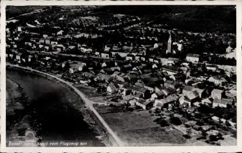 Ak Besseringen Merzig Saar, Fliegeraufnahme