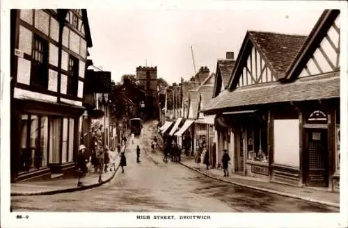 Ak Droitwich Worcestershire England, High Street