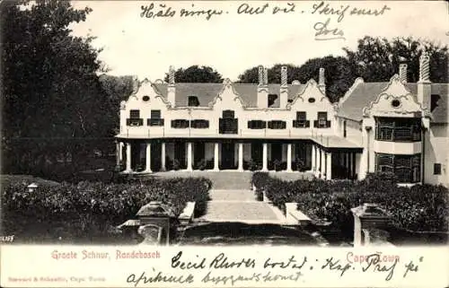 Ak Rondebosch Cape Town Kapstadt Südafrika, Groote Schnur