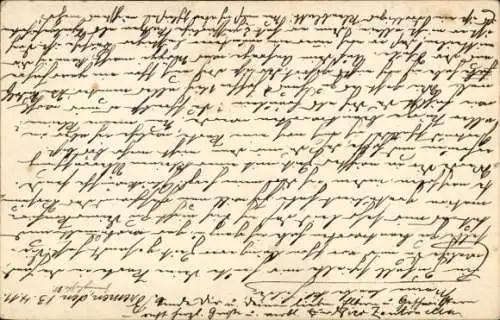 Handgemalt Ak Landschaft, Wohnhaus, Birken