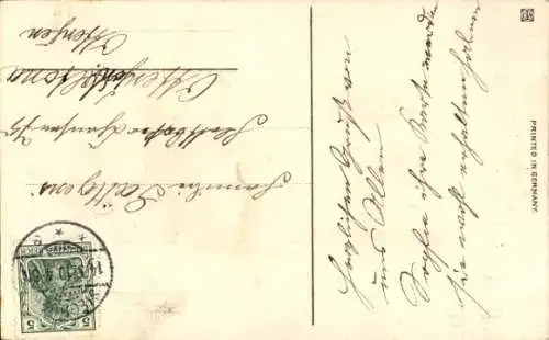 Ak Glückwunsch, Pfingsten, Klee, Schwalben