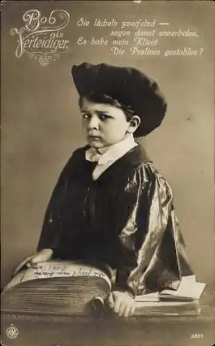 Ak Bob als Verteidiger, Sie lächeln zweifelnd