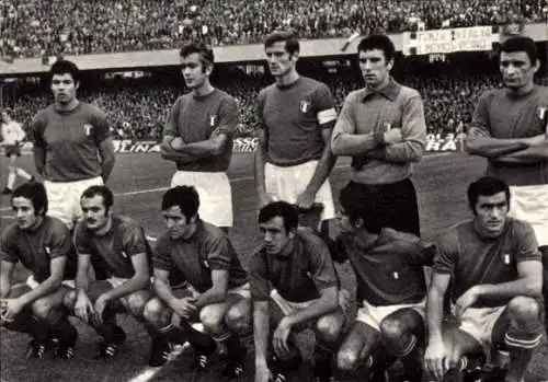 Ak Gruppenbild Fußballmannschaft Italien, WM Teilnehmer