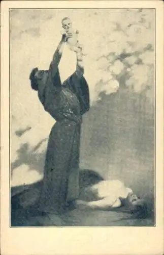 Künstler Ak Fahrenkrog, L., Neues Leben