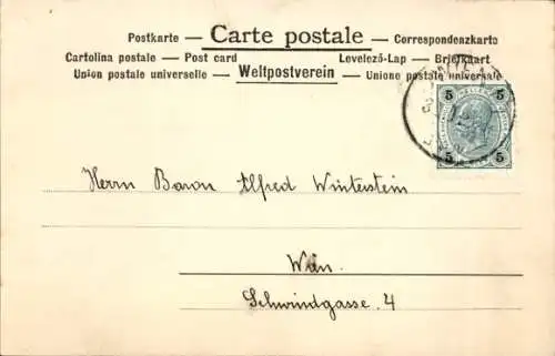 Ak Glückwunsch Neujahr, Zwerg, Wald