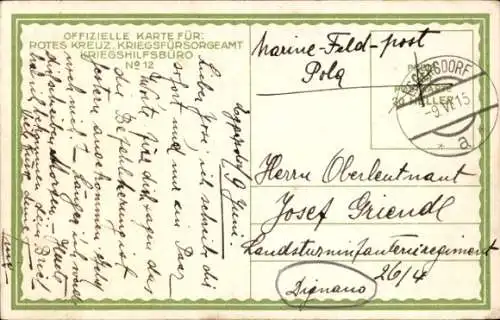 Ak Kaiser Franz Joseph I. mit Erzherzog Franz Josef Otto, Uniform, Orden