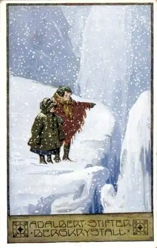 Künstler Ak Kutzer, Ernst, Adalbert Stifter, Bergkristall