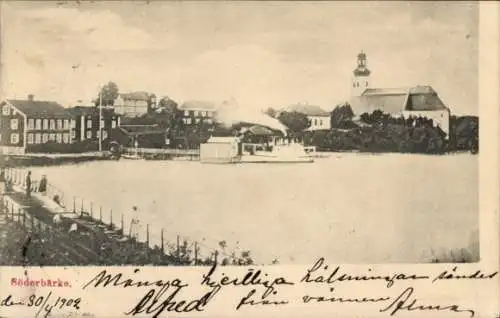 Ak Söderbärke Schweden, Teilansicht