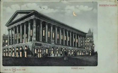 Ak Birmingham West Midlands England, Rathaus