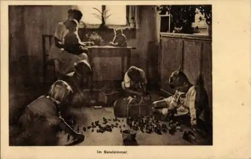 Ak Oberhambach Hambach Neustadt an der Weinstraße, Odenwaldschule, spielende Kinder