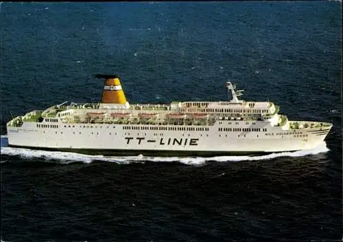 Ak Dampfer MS Nils Holgersson, TT-Linie
