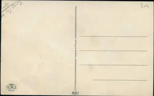 Ak Promenade au clair de Lune, Katzen