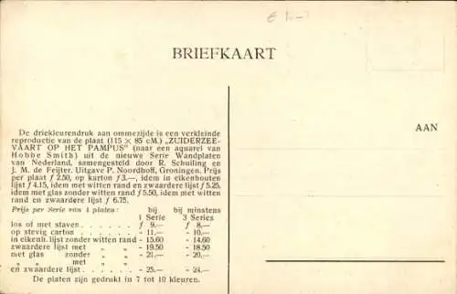 Künstler Ak Smith, Hafenpartie, Segelboote