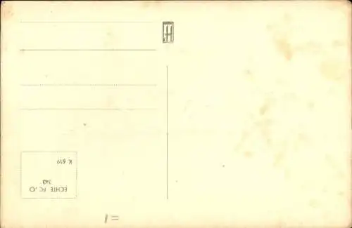 Ak Puppe, Mädchen, Spielzeug