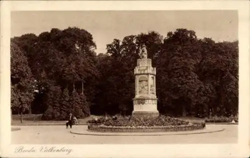 Ak Breda Nordbrabant Niederlande, Valkenberg, Monument