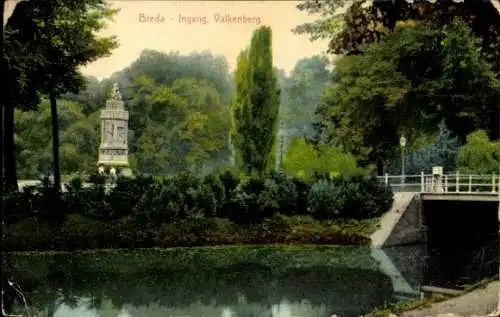 Ak Breda Nordbrabant Niederlande, Breda Eingang. Valkenberg